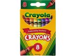 Crayola | Pastelli A Cera Per Bambini - 8 Colori - Atossici - Pastelli - Utensili Per Colorare