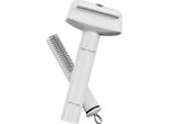 Inf Spazzola Per Animali 3 In 1 In Abs E Acciaio Inox Per Cani E Gatti 21.5X9.5X5Cm Per Rimozione Pelo E Cura Del Pelo Bianco