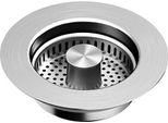 Inf Filtro Per Lavello In Acciaio Inox 304 Con Meccanismo A Pulsante In Rame Per Cucina E Bagno