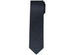 Krawatte OLYMP, Damen, blau (marine), Web, Seide, Krawatten, gemustert, 6,5 cm