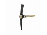 Ideal 380-31503 Zappetta A Croce Con Manico Da 1,5 Kg, Manico In Faggio Da 95 Cm, Nero (1 Pezzo)