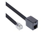 Inline® Cavo Prolunga Modulare Telefonico, Maschio-Femmina, RJ12, 3M