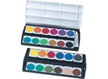 Herlitz ST24 Scatola Di Vernice Opaca, 24 Colori, Plastica