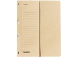 Falken 80003833 ÖSenhefter - A4 1/2 Vorderdeckel Kfm. Heftung, Chamois, Manilakarton, 250 G/Qm