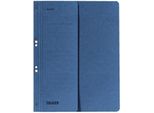 Falken 80003809 ÖSenhefter - A4 1/2 Vorderdeckel Kfm. Heftung, Blau, Manilakarton, 250 G/Qm
