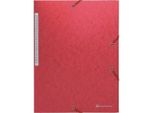 Raccoglitore Con Elastico E 3 Lembi In Cartoncino Monoblocco Scotten Manila 425G Nature Future, Per Formato Din A4 Rosso