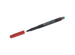 Faber-Castell 151321 Marcatore Cd Multimark - Permanente, F, Rosso