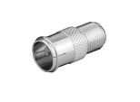 Goobay F Adapter F Stecker Quick Auf F Buchse Zink (Bulk)