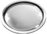 Contacto Tablett 18/10 Edelstahl, Oval, Matt, LäNge: 230 Mm, Breite: 175 Mm