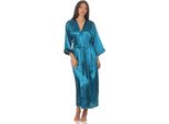 Camicia Da Notte Kimono Lunga Da Donna In Seta, Vestaglia, Benzina S
