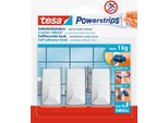 Tesa 57072-00000-00 Tesa Powerstrips Gancio Rettangolo Small, Bianco