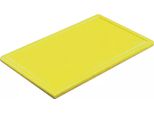 Tagliere Con Scanalatura, Senza Piedini, Altezza: 12 Mm, Lunghezza: 400 Mm, Giallo