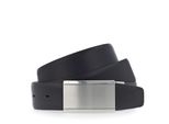 Vanzetti Pelle Cintura Dresscode: Business 35Mm Cambered Belt W90 Black Nero