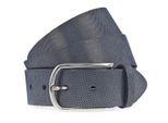 Vanzetti Pelle Cintura Glitter Radiance 35Mm Metallic Belt W100 Marine / Silver Metalic Argentato Multicolore