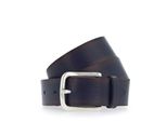 Vanzetti Pelle Cintura Classics 35Mm Belt W100 Marine Blu