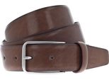 Vanzetti Pelle Cintura Dresscode: Business 35Mm Cambered Belt W85 Cognac Marrone