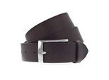 Vanzetti Pelle Cintura Dresscode: Business 35Mm Full Leather Belt W110 Dark Brown Marrone