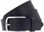 Vanzetti Pelle Cintura Denim Love 35Mm Full Leather Belt W90 Black Nero