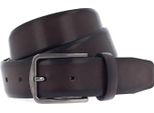 Vanzetti Pelle Cintura Classics 35Mm Cambered Belt W120 Dark Brown Marrone