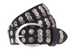 Vanzetti Pelle Cintura Hollywood Boulevard 35Mm Full Leather Belt W95 Black Nero