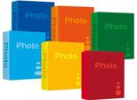 Zep Basic Album Slip-In Per 100 Foto 10X15 Cm Con Tasca Per Cd 13X16,5 Cm