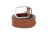 Vanzetti Pelle Cintura Denim Love 40Mm Full Leather Belt W75 Cognac Marrone