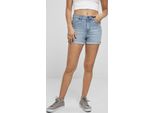 DáMské KraťAsy Urban Classics Ladies 5 Pocket Shorts Lt. Authenticblue Washed - 29