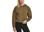 Urban Classics Donna Felpa Corta Con Cappuccio Summerolive - Xl