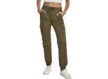 DáMské Kalhoty Urban Classics Donna Pantaloni Da Jogging A Vita Alta Summerolive - 5XL