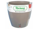 Vaso Per Piante Riviera Eva Taupe Circolare Ø 46 Cm