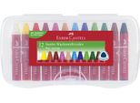 Faber-Castell 120034 FABER-CASTELL Pastello A Cera Triangolare Jumbo, Confezione Da 24 Pz