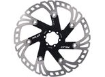 Disco Freno Xlc BR-113, Ø 220/1,8 Mm, 6 Fori, 226 G, Nero/Argento