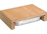 Kesper Tagliere In Bambù Con Contenitore, Acciaio Inox Kesper 58354