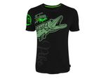 Hotspot Design Fishing Mania Pike, Xl, Nero-Verde, T-Shirt, 010000804