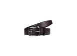 Lloyd Pelle Cintura Thin Leather Belt W125 Dark Brown Marrone
