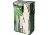 Papstar Coltello Per Carta "Puro"" Lunghezza: 158 Mm Bianco 100 Pezzi"