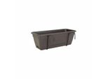 Artevasi Venezia Fioriera Con Riserva D'acqua - 10 L - 49 X 19,5 X 16,6 Cm - Grigio Antracite