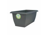 Fioriera Riviera Evolution 80 X 40 X 32 Cm Plastica Grigia