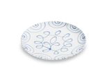 Ceramica Gmundner Blu Fiammato, Piatto Da Portata Coppa (Ø 25 Cm)