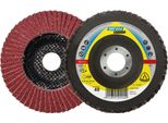 10 X Klingspor Smt 924 Disco Mop Abrasivo In Ceramica, 125 X 22,23 Mm Grana 80 Convessa