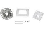 Logilink Professional NK4027 Scatola Da Incasso Logilink Per Modulo Keystone, A 1 Attacco, Bianco Puro