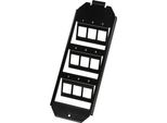 Logilink Professional NK4061 Supporto Per Scatola Da Pavimento Logilink, A 3 Vie, Per 9 Moduli Keystone