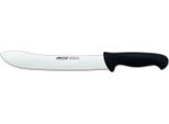 Coltello Da Macellaio Arcos Color - Prof 292725 In Acciaio Inox Nitrum E Mango Lama Ergonomica In Polipropilene Nero E Lama Da 25 Cm, Vetrinetta