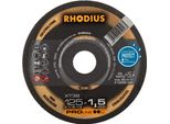 Dischi Da Taglio In Acciaio/Acciaio Inox 125 X 1,5 X 22,23 Mm PRO-LINE - Rhodius XT38