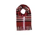 Fraas Sciarpa Cashmink® Scarf With Fraas Plaid Rust Rosso Multicolore