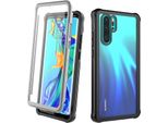 Inf Custodia Huawei P30 Pro Con Protezione Schermo Nero/Grigio