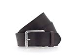 Vanzetti Pelle Cintura Denim Love 40Mm Full Leather Belt W85 Dark Brown Marrone Scuro
