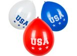 Palloncini Usa 6 Pezzi 25 Cm - Taglia Unica