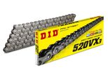 Catena Trasmissione Aperta Did Grigia 112 Maglie 520 Chiusura Con Rivetto