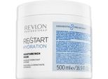 Revlon Professional Restart Hydration Moisture Rich Mask Maschera Nutriente Per Capelli Con Effetto Idratante 500 Ml